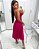 VESTIDO MIDI MICROTULE COM GLITTER ESTILO CORPETE ALÇA FINA COM REGULAGEM PINK ELAE - Imagem 2