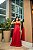 VESTIDO LONGO ZIBELINE TOMARA QUE CAIA COM FENDA VERMELHO CA - Imagem 1