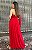 VESTIDO LONGO MICROTULE COM GLITTER UM OMBRO SO COM CAPA VERMELHO JV - Imagem 3