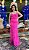 VESTIDO LONGO MICROTULE ESTILO SEREIA SAIA EM CAMADAS PINK - Imagem 2