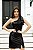VESTIDO CURTO DE PAETE UM OMBRO SÓ  FENDA PRETO - Imagem 2
