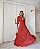 VESTIDO LONGO CHIFFON FRENTE UNICA SAIA PLISSADA COM DETALHE EM RENDA TARRA COTA PR - Imagem 7