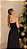VESTIDO LONGO CREPE DE SEDA TOMARA QUE CAIA C/CINTO PRETO DOT - Imagem 2