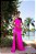VESTIDO LONGO SEDA OMBRO SÓ COM FENDA PINK JM - Imagem 1