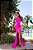 VESTIDO LONGO SEDA OMBRO SÓ COM FENDA PINK JM - Imagem 3