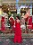 VESTIDO LONGO CREPE DE SEDA ALÇA EM AMARRAÇÃO VERMELHO - Imagem 3