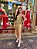 VESTIDO MIDI EM PAETE TOMARA QUE CAIA FENDA LATERAL DOURADO - Imagem 2