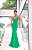 VESTIDO LONGO CREPE DE MALHA TOMARA QUE CAIA DECOTE PROFUNDO ESTILO SEREIA VERDE - Imagem 1