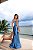 VESTIDO LONGO CETIM COM TOQUE DE SEDA ESTILO SEREIA ALÇA LARGA FENDA LATERAL AZUL SERENITY - Imagem 3