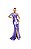 VESTIDO LONGO CETIM COM TOQUE DE SEDA ESTILO SEREIA FENDA LATERAL LAVANDA - Imagem 1
