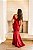 VESTIDO LONGO CETIM COM TOQUE DE SEDA OMBRO A OMBRO ESTILO SEREIA MARSALA - Imagem 1