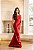 VESTIDO LONGO CETIM COM TOQUE DE SEDA OMBRO A OMBRO ESTILO SEREIA MARSALA - Imagem 2