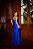 VESTIDO LONGO JERSEY TOMARA QUE CAIA COM DECOTE V FENDA LATERAL AZUL ROYAL - Imagem 3
