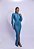 VESTIDO JERSEY LONGO GOLA ALTA M/L DECOTE GOTA FRENTE AZUL COBALTO - Imagem 1