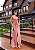 VESTIDO LONGO PRADA ALÇA FINA COM BRILHO DETALHE BUSTO FENDA LATERAL ROSE - Imagem 3
