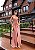 VESTIDO LONGO PRADA ALÇA FINA COM BRILHO DETALHE BUSTO FENDA LATERAL ROSE - Imagem 2