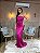 VESTIDO LONGO PRADA COM ELASTANO TOMARA QUE CAIA DETALHE LAÇO COSTAS PINK - Imagem 1