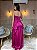 VESTIDO LONGO PRADA COM ELASTANO TOMARA QUE CAIA DETALHE LAÇO COSTAS PINK - Imagem 3