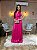VESTIDO LONGO CHIFFON FRENTE UNICA FAIXA AMARRAÇÃO PINK - Imagem 2
