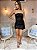 VESTIDO CURTO EM PAETÊ TOMARA QUE CAIA DETALHE LATERAL PRETO - Imagem 2