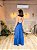 VESTIDO LONGO FRENTE ÚNICA AZUL ARDÓSIA - Imagem 2