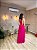 VESTIDO LONGO CREPE DE SEDA MULLET MIL FORMAS FUCSIA - Imagem 3