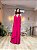 VESTIDO LONGO CREPE DE SEDA MULLET MIL FORMAS FUCSIA - Imagem 2