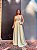 VESTIDO LONGO CHIFFON VAZADO NAS LATERIAS COM AMARRAÇÃO VERDE MENTA - Imagem 1