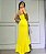 VESTIDO MULLET TOMARA QUE CAIA BABADO ASSIMÉTRICO AMARELO - Imagem 2