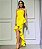 VESTIDO MULLET TOMARA QUE CAIA BABADO ASSIMÉTRICO AMARELO - Imagem 1