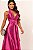 VESTIDO LONGO PRADA COM ELASTANO FRENTE UNICA FENDA LATERAL FUCSIA - Imagem 5