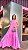 VESTIDO LONGO CREPE GOLA ALTA FAIXA AMARRAÇÃO ROSA BEBÊ - Imagem 1