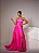VESTIDO LONGO PRADA COM ELASTANO TOMARA QUE CAIA DRAPEADO BUSTO FLOR PINK - Imagem 3