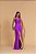 VESTIDO LONGO PRADA TOMARA QUE CAIA COM FENDA ROXO - Imagem 1