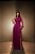 VESTIDO LONGO OMBRO SO RECORTE CINTURA LUREX BIA FUCSIA - Imagem 1