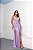 VESTIDO LONGO PRADA ALÇA BRILHO NO FRONTAL LILAS - Imagem 3