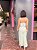 VESTIDO LONGO TRICOLINE RETO COM FENDA E BOLSOS LATERAIS FLOR REMOVÍVEL VERDE CLARO - Imagem 3