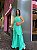 VESTIDO LONGO CHIFON COM TOQUE DE SEDA OMBRO SÓ COM DETALHE PESCOÇO CAM TIFANNY - Imagem 1