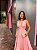 VESTIDO LONGO CREPE DECOTE V DETALHE GOTA COM AMARRAÇÃO ROSÊ CAM - Imagem 1