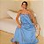 VESTIDO LONGO LISO ALCINHA DETALHE LAÇO AZUL SERENITY SHE - Imagem 3