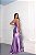 VESTIDO LONGO PRADA UM OMBRO SÓ DRAPEADO COM FENDA LILÁS - Imagem 2