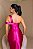 VESTIDO LONGO PRADA UM OMBRO SÓ DRAPEADO COM FENDA PINK - Imagem 5