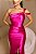 VESTIDO LONGO PRADA UM OMBRO SÓ DRAPEADO COM FENDA PINK - Imagem 2