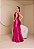 VESTIDO LONGO PRADA UM OMBRO SÓ DRAPEADO COM FENDA PINK - Imagem 6