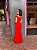 VESTIDO LONGO BANDAGEM OMBRO A OMBRO VERMELHO - Imagem 2