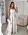 VESTIDO LONGO CHIFFON TOMARA QUE CAIA ESTRUTURADO FUNDO ESTAMPADO - Imagem 1