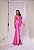 VESTIDO LONGO PRADA COM ELASTANO DECOTE TOMARA QUE CAIA DRAPEADO COM FENDA PINK - Imagem 1