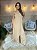 VESTIDO LONGO FRENTE ÚNICA MULLET FLUIDO NUDE - Imagem 1