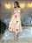 VESTIDO MIDI FLUIDO BABADO DECOTE V GOTA AMARRADA E ALCINHA CAM AMARELO FLORAL - Imagem 1