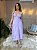 VESTIDO MIDI FLUIDO BABADO DECOTE V COM DETALHE SAIA BABADO FLUIDO LILÁS - Imagem 1